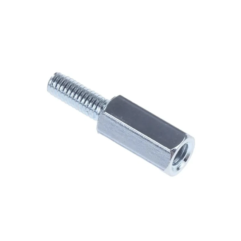 RS PRO Steel Zinc Plated Hexagonal Threaded Standoff, M3 Thread Size, 15 mm Body, 8 mm Stud Length 806-6572