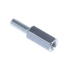 RS PRO Steel Zinc Plated Hexagonal Threaded Standoff, M3 Thread Size, 15 mm Body, 8 mm Stud Length 806-6572