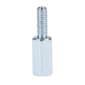 RS PRO Steel Zinc Plated Hexagonal Threaded Standoff, M3 Thread Size, 15 mm Body, 8 mm Stud Length 806-6572