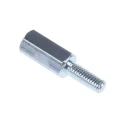 RS PRO Steel Zinc Plated Hexagonal Threaded Standoff, M3 Thread Size, 15 mm Body, 8 mm Stud Length 806-6572