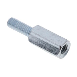 RS PRO Steel Zinc Plated Hexagonal Threaded Standoff M3, 10 mm Body, 8 mm Stud 806-6588