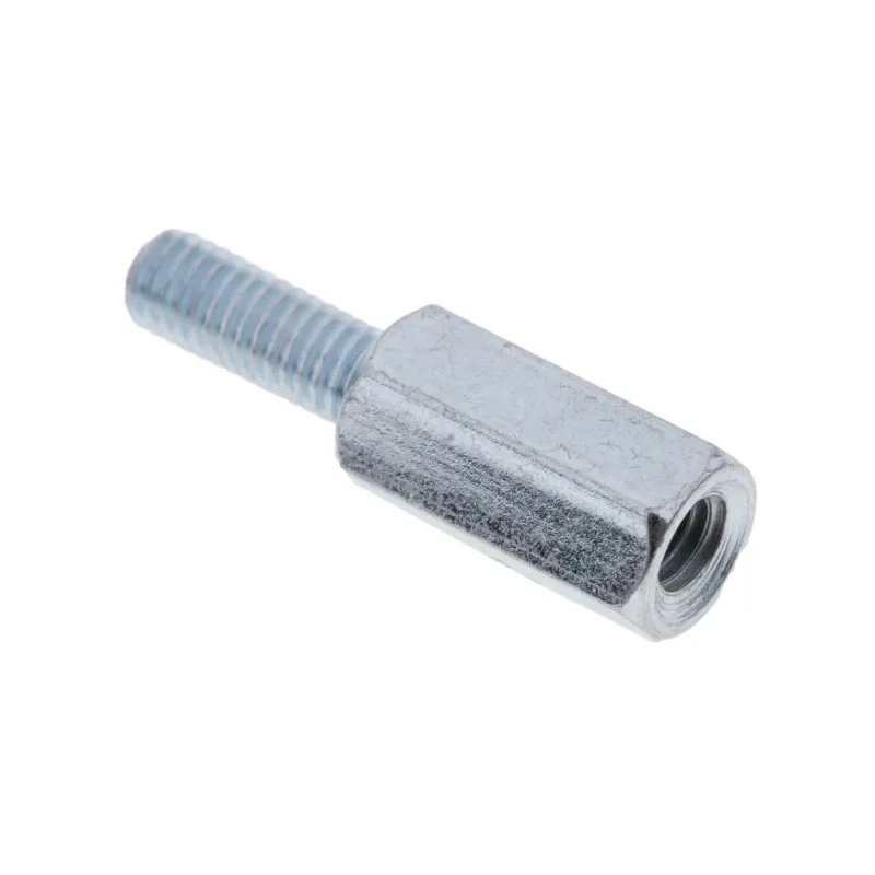 RS PRO Steel Zinc Plated Hexagonal Threaded Standoff M3, 10 mm Body, 8 mm Stud 806-6588