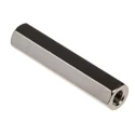 RS PRO Nickel Plated Brass Hexagonal Threaded Standoff M4, 35mm Body Length 806-6705