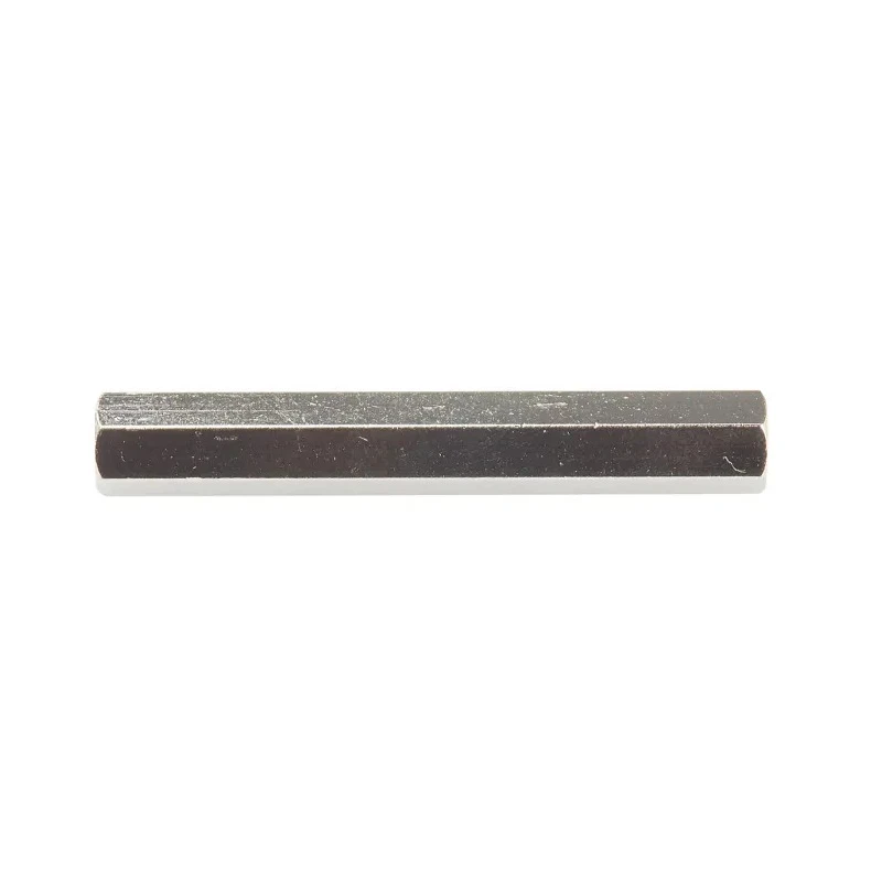 RS PRO Nickel Plated Brass Hexagonal Threaded Standoff M4, 50 mm Body Length, Female/Female Thread, 7 mm Hex Size 806-6711