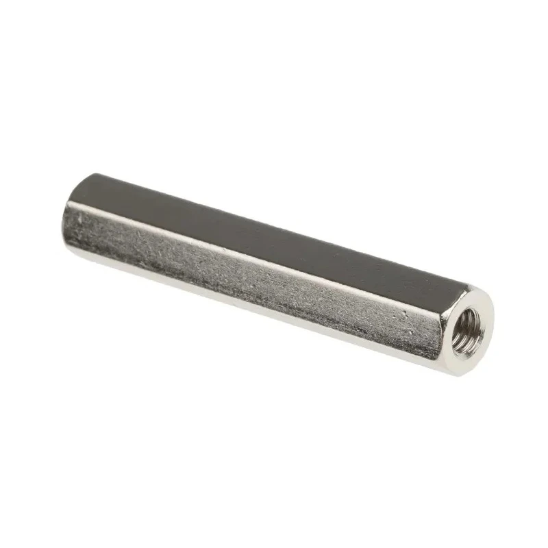 RS PRO Hexagonal Brass Threaded Standoff M4, 40 mm Length, Nickel Plated, Female/Female Thread 806-6708