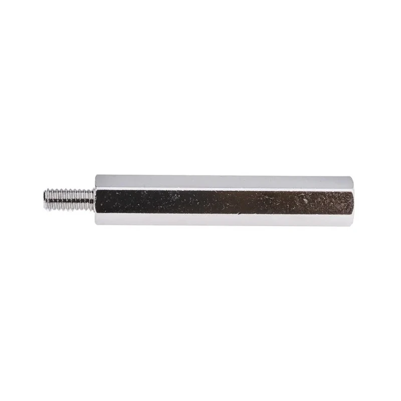 RS PRO M4 Hexagonal Brass Standoff with 40 mm Body and 8 mm Stud Nickel Plating 806-6730