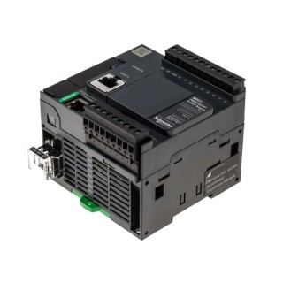 Schneider Electric Modicon TM Series PLC CPU, 9-Input, Discrete Input, 7 Digital Outputs, 500mA Output Current TM221CE16T