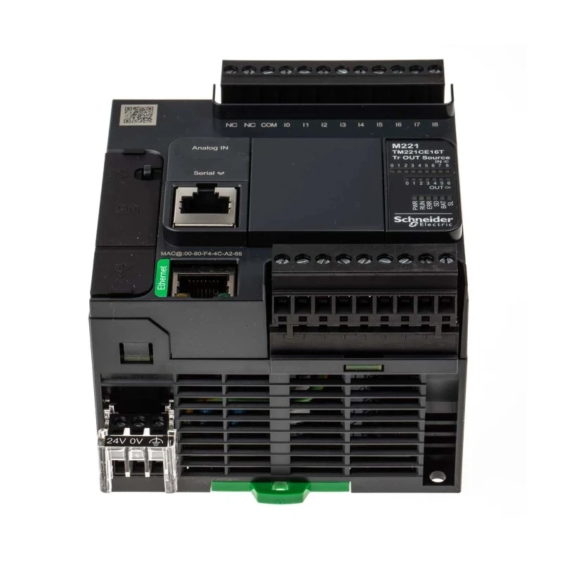 Schneider Electric Modicon TM Series PLC CPU, 9-Input, Discrete Input, 7 Digital Outputs, 500mA Output Current TM221CE16T