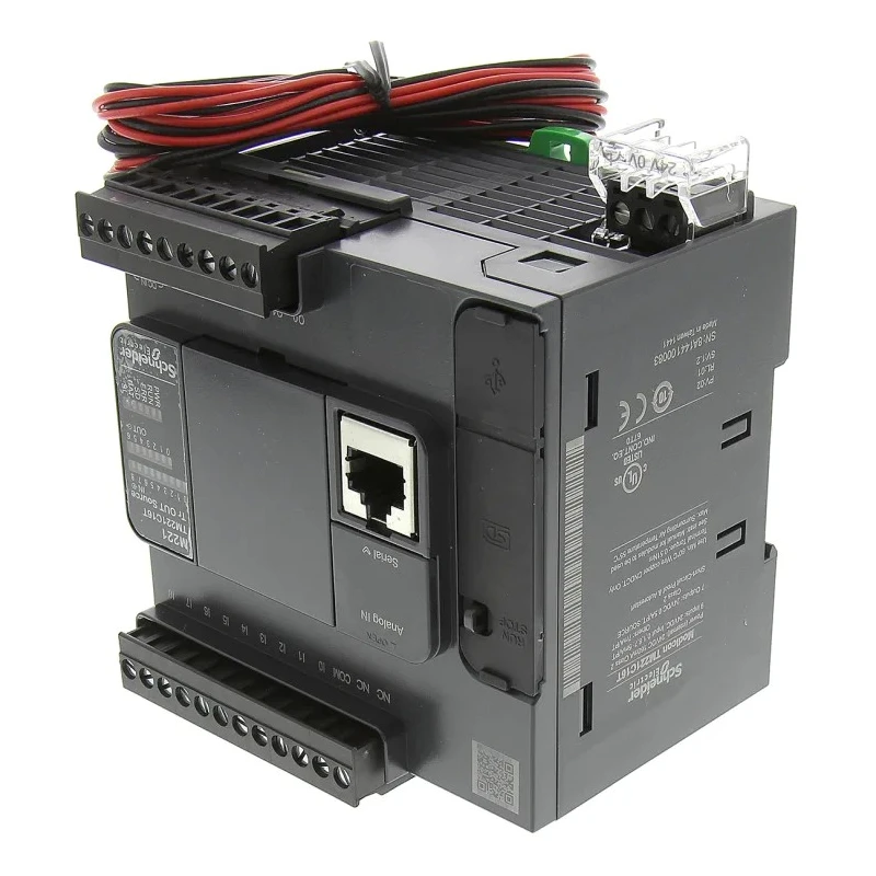 Schneider Electric Modicon TM Series PLC CPU 11-Input Analogue Input 9 Outputs Digital Output TM221C16T