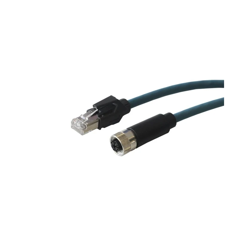 Bulgin PXP Cat6a Unshielded Unscreened Ethernet Cable, 1 m, Blue Polyurethane 