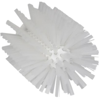 Vikan White Bottle Brush, 30 mm Bristle Length, 160 mm Overall Length, 90 mm Brush Diameter, Polypropylene Handle 5380905