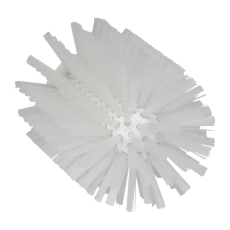 Vikan White Bottle Brush, 30 mm Bristle Length, 160 mm Overall Length, 90 mm Brush Diameter, Polypropylene Handle 5380905