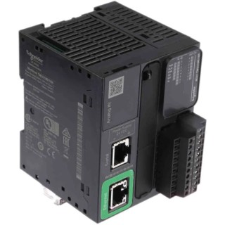 Schneider Electric Modicon TM Series Programmable Logic Controller CPU 1 Input Analogue Input 8 Outputs Digital TM221ME16R