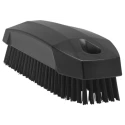 Vikan Hard Bristle Scrubbing Brush Black, 17 mm Bristle Length, Polyester Bristle, Polypropylene Handle 64409