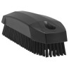 Vikan Hard Bristle Scrubbing Brush Black, 17 mm Bristle Length, Polyester Bristle, Polypropylene Handle 64409