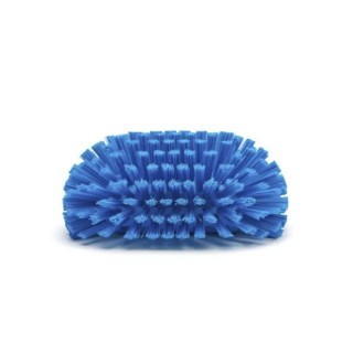 Vikan Industrial Hard Bristle Scrubbing Brush Blue 40 mm Bristle Length Polypropylene Handle 70373