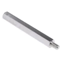 RS PRO Brass Hexagonal Threaded Standoff M5 Thread Size, 60 mm Body Length, 8 mm Stud Length, Nickel Plated 806-6660