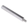 RS PRO Brass Hexagonal Threaded Standoff M5 Thread Size, 60 mm Body Length, 8 mm Stud Length, Nickel Plated 806-6660