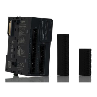 Schneider Electric PLC I/O Module 16 Digital Inputs 8 Digital Outputs Panel Mount Modicon TM3DM24R