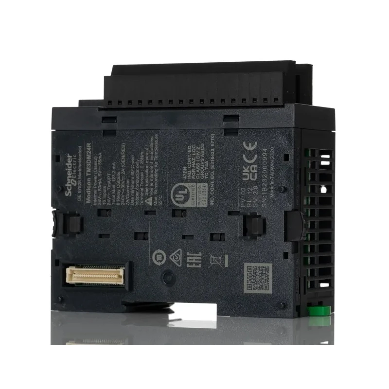 Schneider Electric PLC I/O Module 16 Digital Inputs 8 Digital Outputs Panel Mount Modicon TM3DM24R