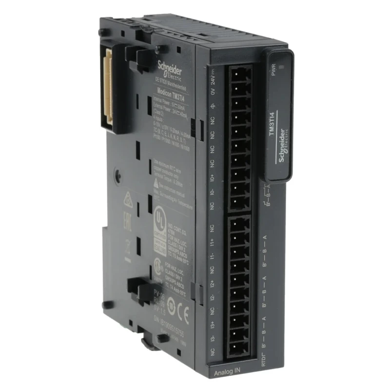 Schneider Electric PLC I/O Module Modicon TM Voltage, Current, Temperature TM3TI4