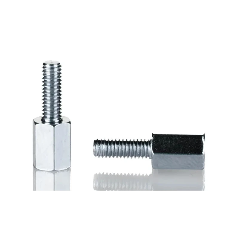 RS PRO M4 Zinc Plated Steel Hexagonal Male/Female Standoff 10 mm Body 8 mm Stud 806-6578