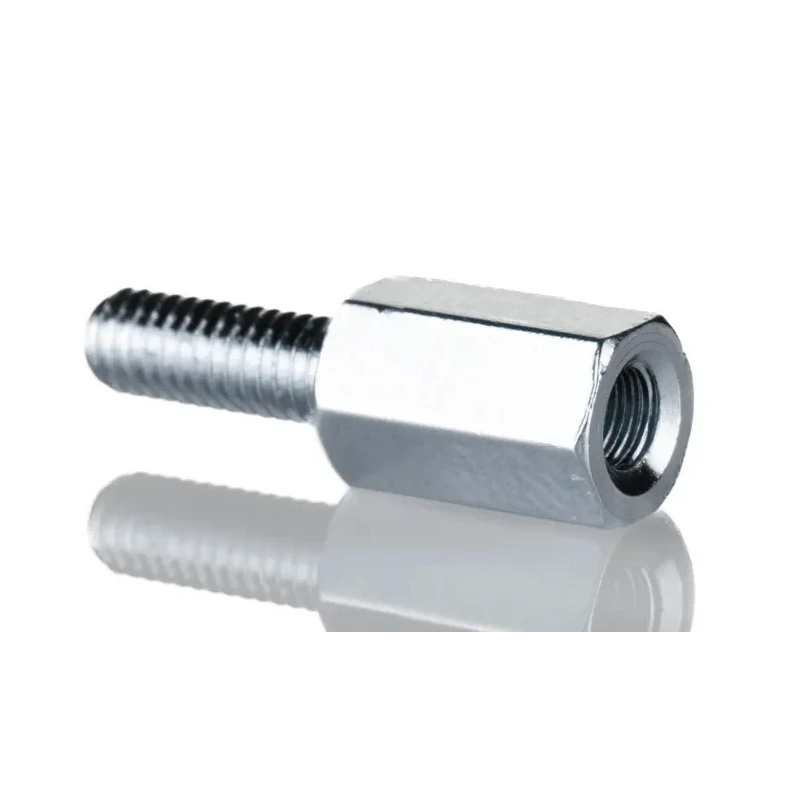 RS PRO M4 Zinc Plated Steel Hexagonal Male/Female Standoff 10 mm Body 8 mm Stud 806-6578
