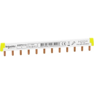 Schneider Electric Acti9 1 Phase Busbar, 415 V ac Voltage, 100A Current Rating, 18 mm Pitch 