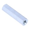 RS PRO Steel Zinc Plated Hexagonal Threaded Standoff M3, 20 mm Body, Female/Female 806-6581