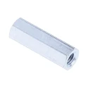 RS PRO Hexagonal Zinc Plated Steel Standoff Female/Female Thread M3, 15 mm Length 806-6584
