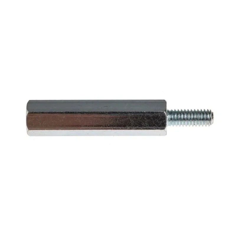 RS PRO Hexagonal Steel M4 Standoff with 30 mm Body and 10 mm Stud Length, Zinc Plated, RoHS Compliant 806-6590