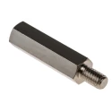 RS PRO M6 Steel Hexagonal Threaded Standoff, 35 mm Body, 10 mm Stud, Nickel Plated 806-6673