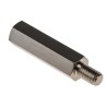 RS PRO M6 Steel Hexagonal Threaded Standoff, 35 mm Body, 10 mm Stud, Nickel Plated 806-6673