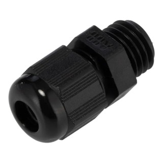 RS PRO NCG Series Black Nylon Cable Gland M12 Thread Size 3 mm to 6.5 mm IP66 IP68 7TCA303070R0035 NCG-M122B