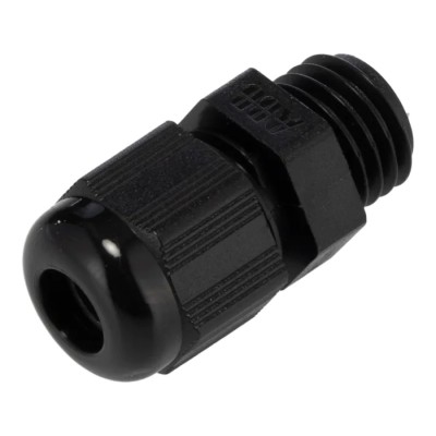 RS PRO NCG Series Black Nylon Cable Gland M12 Thread Size 3 mm to 6.5 mm IP66 IP68 7TCA303070R0035 NCG-M122B