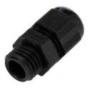 RS PRO NCG Series Black Nylon Cable Gland M12 Thread Size 3 mm to 6.5 mm IP66 IP68 7TCA303070R0035 NCG-M122B