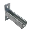 RS PRO Hot Dipped Galvanised Cantilever Arm 750 mm Length 130 mm Base Height 45 mm Base Width 176-6906