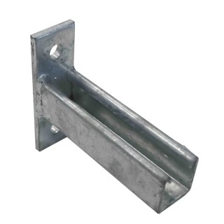 RS PRO Hot Dipped Galvanised 150 mm Cantilever Arm with 130 mm Base Height and 45 mm Base Width 176-6910