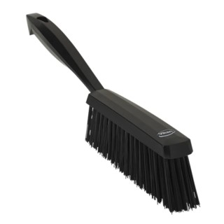 Vikan Black Hand Brush, 50 mm Bristle Length, Ergonomic Handle, Model 45899