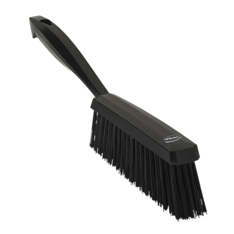 Vikan Black Hand Brush, 50 mm Bristle Length, Ergonomic Handle, Model 45899