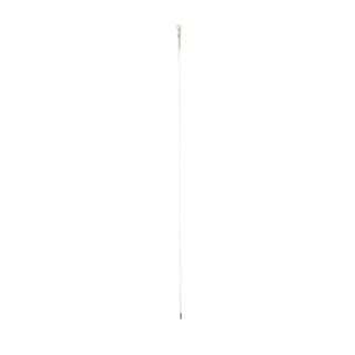 Vikan White Tube Cleaner Handle Polypropylene, Stainless Steel Bristle, 6 mm Diameter, 1.51m Length 53525