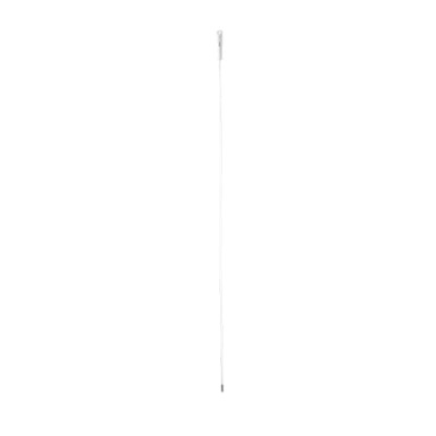Vikan White Tube Cleaner Handle Polypropylene, Stainless Steel Bristle, 6 mm Diameter, 1.51m Length 53525