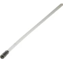 Vikan White Tube Cleaner Handle Polypropylene, Stainless Steel Bristle, 6 mm Diameter, 1.51m Length 53525