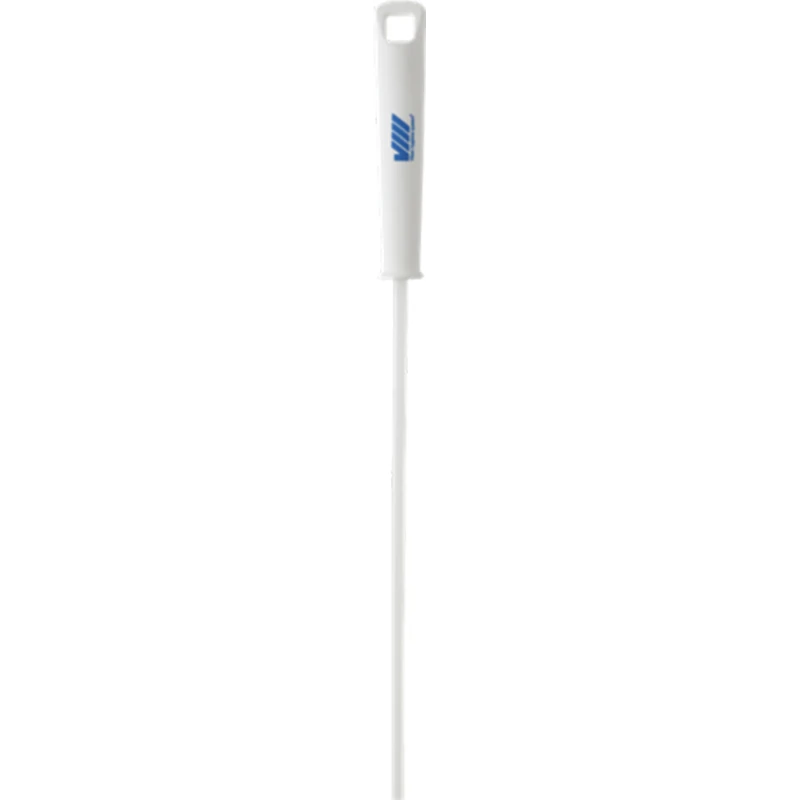 Vikan White Tube Cleaner Handle Polypropylene, Stainless Steel Bristle, 6 mm Diameter, 1.51m Length 53525