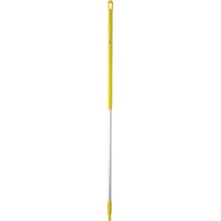 Vikan Yellow Aluminium Broom Handle 1.51 m Ergonomic Handle Diameter 31mm for Vikan Brooms and Squeegees 29376
