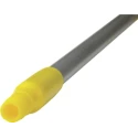 Vikan Yellow Aluminium Broom Handle 1.51 m Ergonomic Handle Diameter 31mm for Vikan Brooms and Squeegees 29376