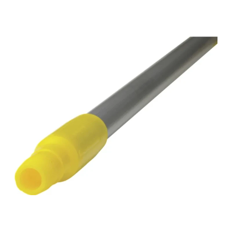 Vikan Yellow Aluminium Broom Handle 1.51 m Ergonomic Handle Diameter 31mm for Vikan Brooms and Squeegees 29376