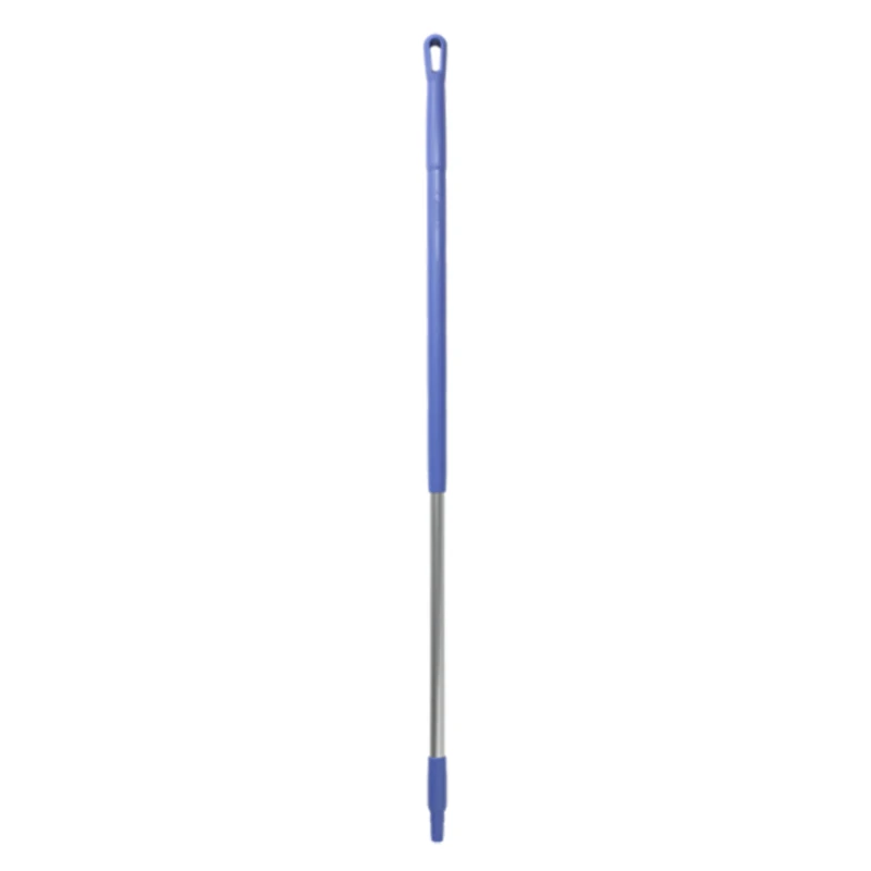 Vikan Purple Aluminium Broom Handle 1.31 m Ergonomic Non-Telescopic 31 mm Diameter 29358