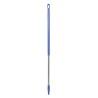 Vikan Purple Aluminium Broom Handle 1.31 m Ergonomic Non-Telescopic 31 mm Diameter 29358