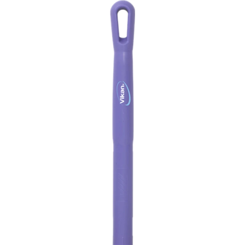 Vikan Purple Aluminium Broom Handle 1.31 m Ergonomic Non-Telescopic 31 mm Diameter 29358